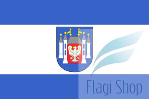 Flaga miasta Międzyrzecz - na zamówienie 110x70 Międzyrzecza  