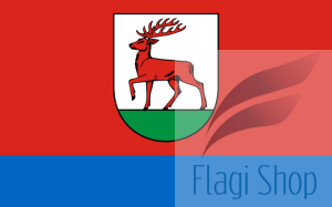 Flaga miasta Rzepin - na zamówienie 150x90 Rzepina  