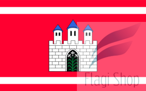 Flaga miasta Strzelce Krajeńskie - na zamówienie 110x70 Strzelec Krajeńskich