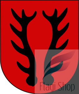 Flaga miasta Szlichtyngowa - na zamówienie 110x70 Szlichtyngowej