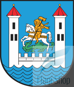 Flaga miasta Trzciel - na zamówienie 150x90 Trzciela