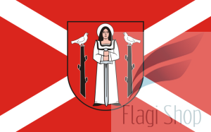 Flaga miasta Golub-Dobrzyń - na zamówienie 110x70 miasta Golubia-Dobrzynia