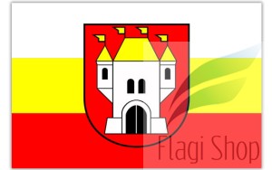 Flaga miasta Kowal - na zamówienie 110x70 Kowala