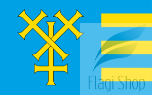 Flaga miasta Mogilno - na zamówienie 110x70  Mogilna