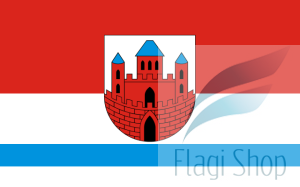 Flaga miasta Nowe - na zamówienie 150x90 Nowem