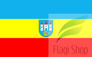 Flaga miasta Radziejów - na zamówienie 150x90 Radziejowa