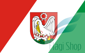 Flaga miasta Szubin - na zamówienie 150x90 Szubina