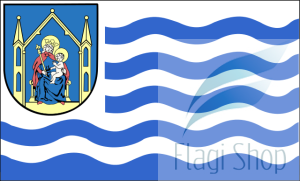 Flaga miasta Iława - na zamówienie 150x90 Iławy   