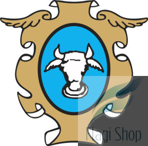 Flaga miasta Baranów Sandomierski - na zamówienie 110x70 