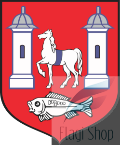 Flaga miasta Kock - na zamówienie 150x90 Kocka