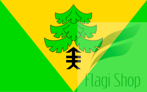 Flaga miasta Jedlicze - na zamówienie 110x70 Jedlicza   