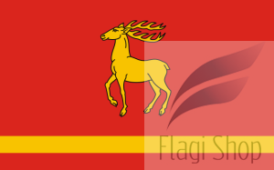 Flaga miasta Parczew - na zamówienie 150x90 Parczewa