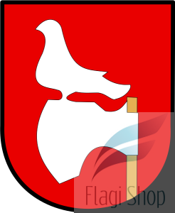 Flaga miasta Rejowiec Fabryczny - na zamówienie 150x90 Rejowca Fabrycznego