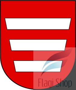 Flaga miasta Szczebrzeszyn - na zamówienie 110x70 Szczebrzeszyna