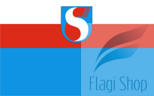 Flaga miasta Świdnik - na zamówienie 150x90 Świdnika