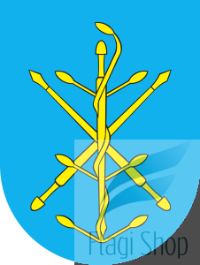 Flaga miasta Zwierzyniec - na zamówienie 110x70 Zwierzyńca