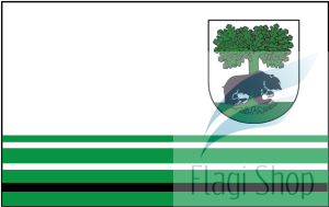 Flaga miasta Barwice - na zamówienie 150x90 Barwic   