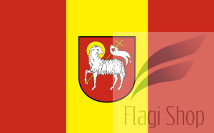 Flaga miasta Bobolice - na zamówienie 150x90 Bobolic   