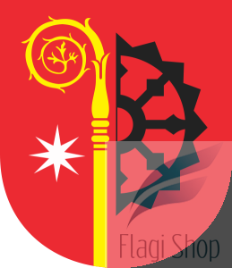 Flaga miasta Chociwel - na zamówienie 110x70 Chociwla   