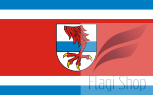 Flaga miasta Dobrzany - na zamówienie 110x70 Dobrzan   