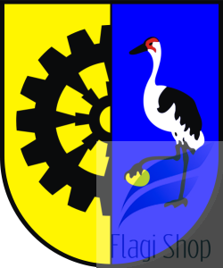 Flaga miasta Drawno - na zamówienie 150x90 Drawna   