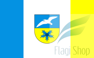 Flaga miasta Dziwnów - na zamówienie 150x90 Dziwnowa   