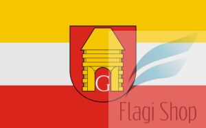 Flaga miasta Gościno - na zamówienie 110x70 Gościna   