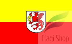 Flaga miasta Gryfice - na zamówienie 150x90 Gryfic   