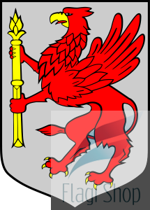 Flaga miasta Polanów - na zamówienie 150x90 Polanowa   