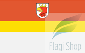 Flaga miasta Police - na zamówienie 110x70 Polic   