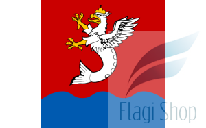 Flaga miasta Sianów - na zamówienie 110x70 Sianowa   