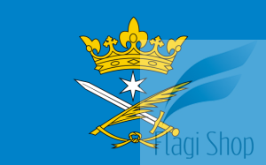 Flaga miasta Wałcz - na zamówienie 110x70 Wałcza   