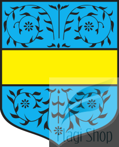 Flaga miasta Węgorzyno - na zamówienie 150x90 Węgorzyna   