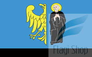 Flaga miasta Czechowice-Dziedzice - na zamówienie 150x90 Czechowic-Dziedzic