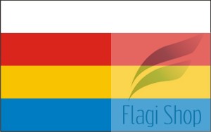 Flaga miasta Knurów - na zamówienie 150x90 Knurowa