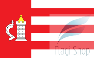 Flaga miasta Koniecpol - na zamówienie 110x70 Koniecpola