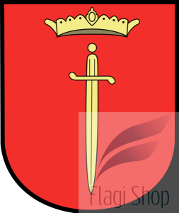 Flaga miasta Krzanowice - na zamówienie 150x90 Krzanowice 