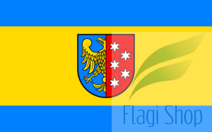Flaga miasta Lubliniec - na zamówienie 110x70 Lublińca