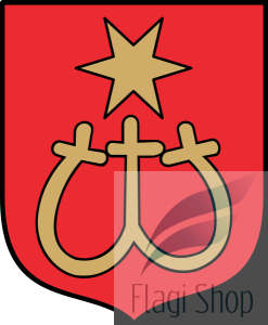 Flaga miasta Pilica - na zamówienie 110x70 Pilicy