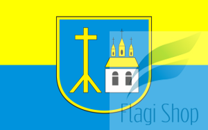 Flaga miasta Pszów - na zamówienie 150x90 Pszowa