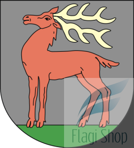 Flaga miasta Miłakowo - na zamówienie 110x70 Miłakowa   