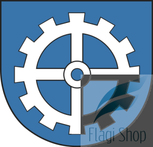 Flaga miasta Miłomłyn - na zamówienie 150x90 Miłomłyna   