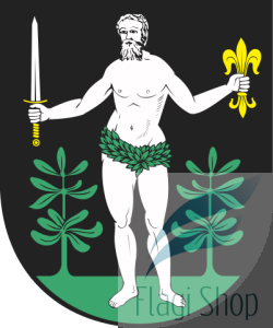 Flaga miasta Nidzica - na zamówienie 110x70 Nidzicy   