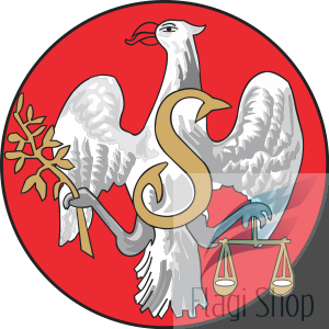 Flaga miasta Siewierz - na zamówienie 110x70 Siewierza  