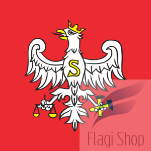 Flaga miasta Sławków - na zamówienie 150x90 Sławkowa