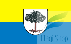 Flaga miasta Sośnicowice - na zamówienie 150x90 Sośnicowic