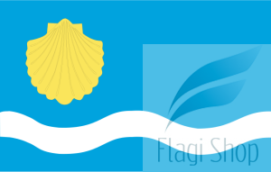 Flaga miasta Olsztyn - na zamówienie 110x70 Olsztyna   