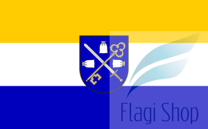 Flaga miasta Pieniężno - na zamówienie 150x90 Pieniężna   