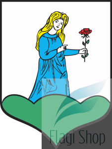 Flaga miasta Susz - na zamówienie 150x90 Susza   