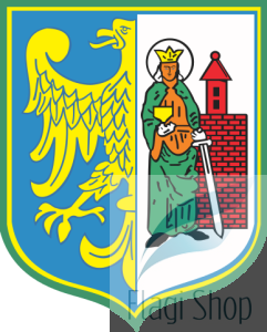 Flaga miasta Strumień - na zamówienie 110x70 Strumienia